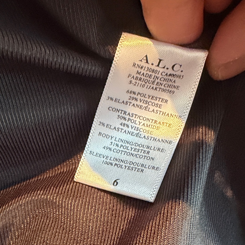 A.L.C. Black Double-Breasted Blazer - Picture 3 of 3